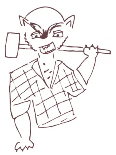 Werewolf Lumberjack