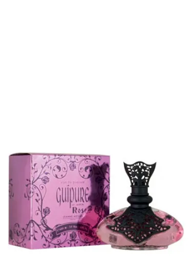 Guipure & Silk Rose