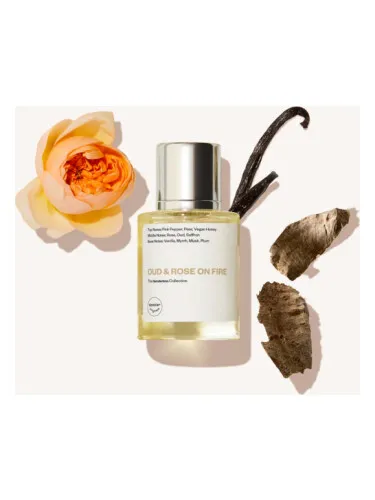 Oud & Rose on Fire