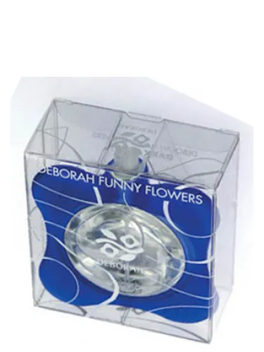 Funny Flowers Dark Blue